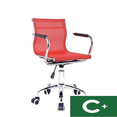 Ghế bar lưng lưới chân xoay có tay vịn TH32511E