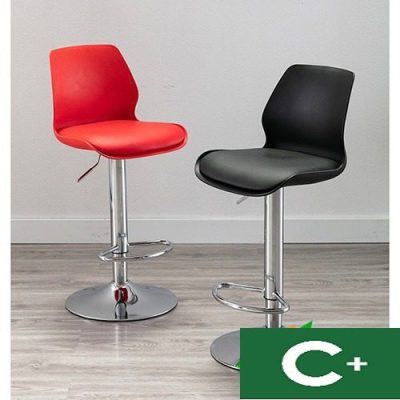 Ghế quầy bar lưng nhựa lót nệm TH3239