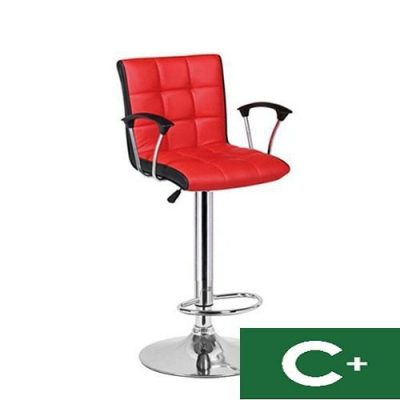 Ghế quầy bar mặt nệm có tay vịn cao cấp TH346