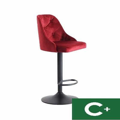 Ghế quầy bar nệm nhung chân nâng hạ cao cấp TH3705