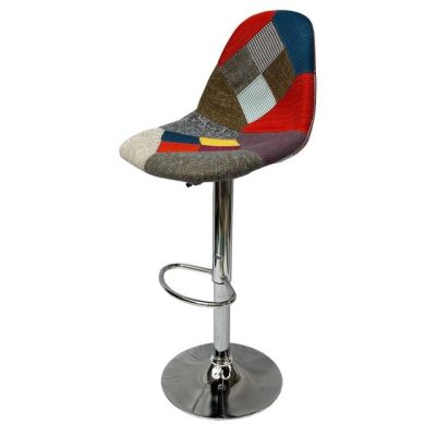 Ghế bar mâm xoay nệm vải nhiều màu HO-MFGMTH320