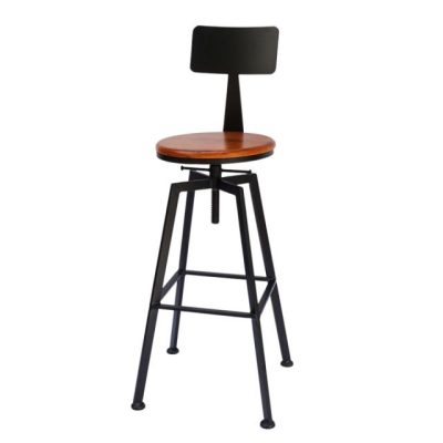Ghế bar nâng hạ chiều cao có tựa lưng HO-GBGMTAK001