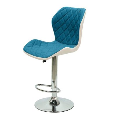 Ghế bar mâm xoay nệm vải nhiều màu HO-GAGMTK006